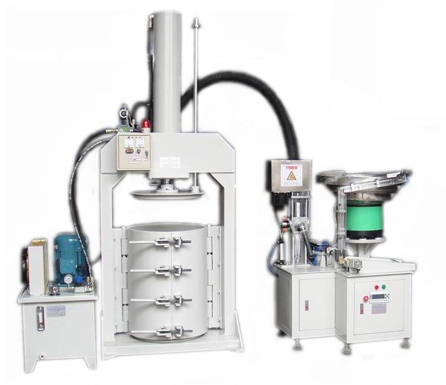 Semi-automatic Cartridge Filling Machine with Servo Volumetric Dosing Cylinder